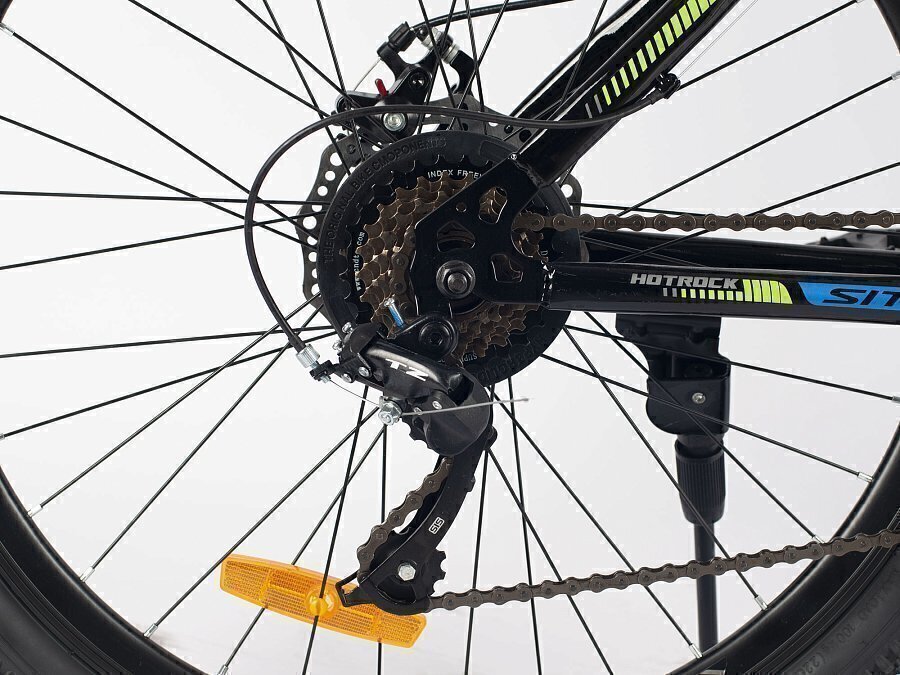 Велосипед SITIS HOTROCK 26" (2023) черно-зеленый